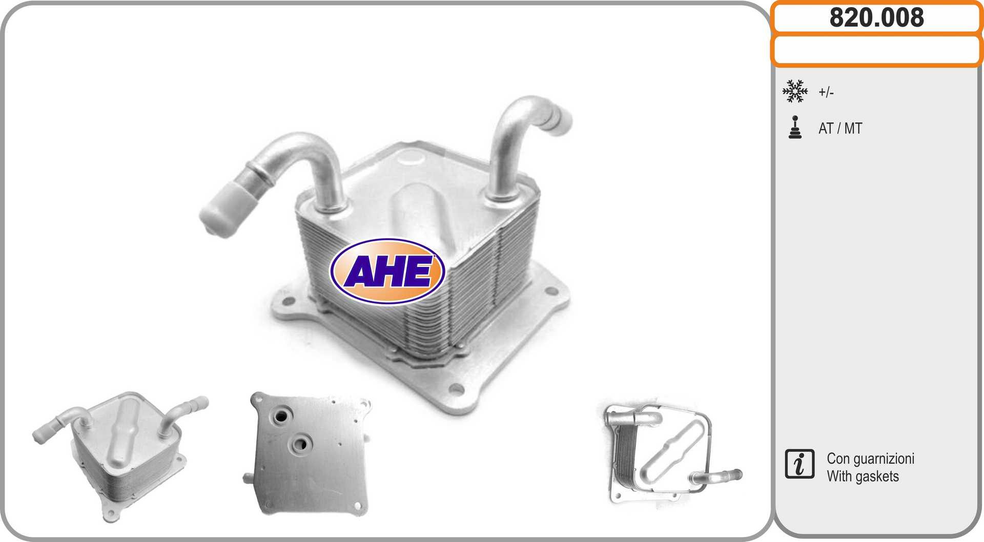 AHE 820.008 Radiatore olio,...
