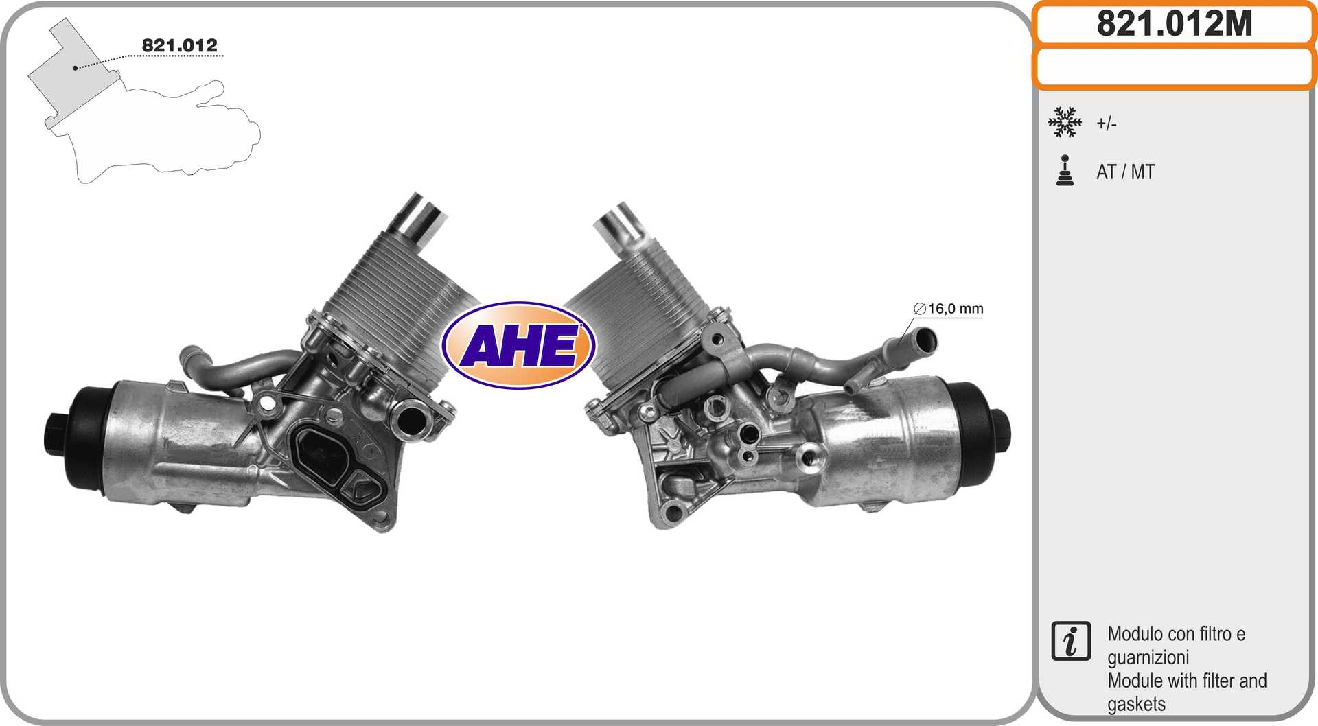 AHE 821.012M Radiatore...