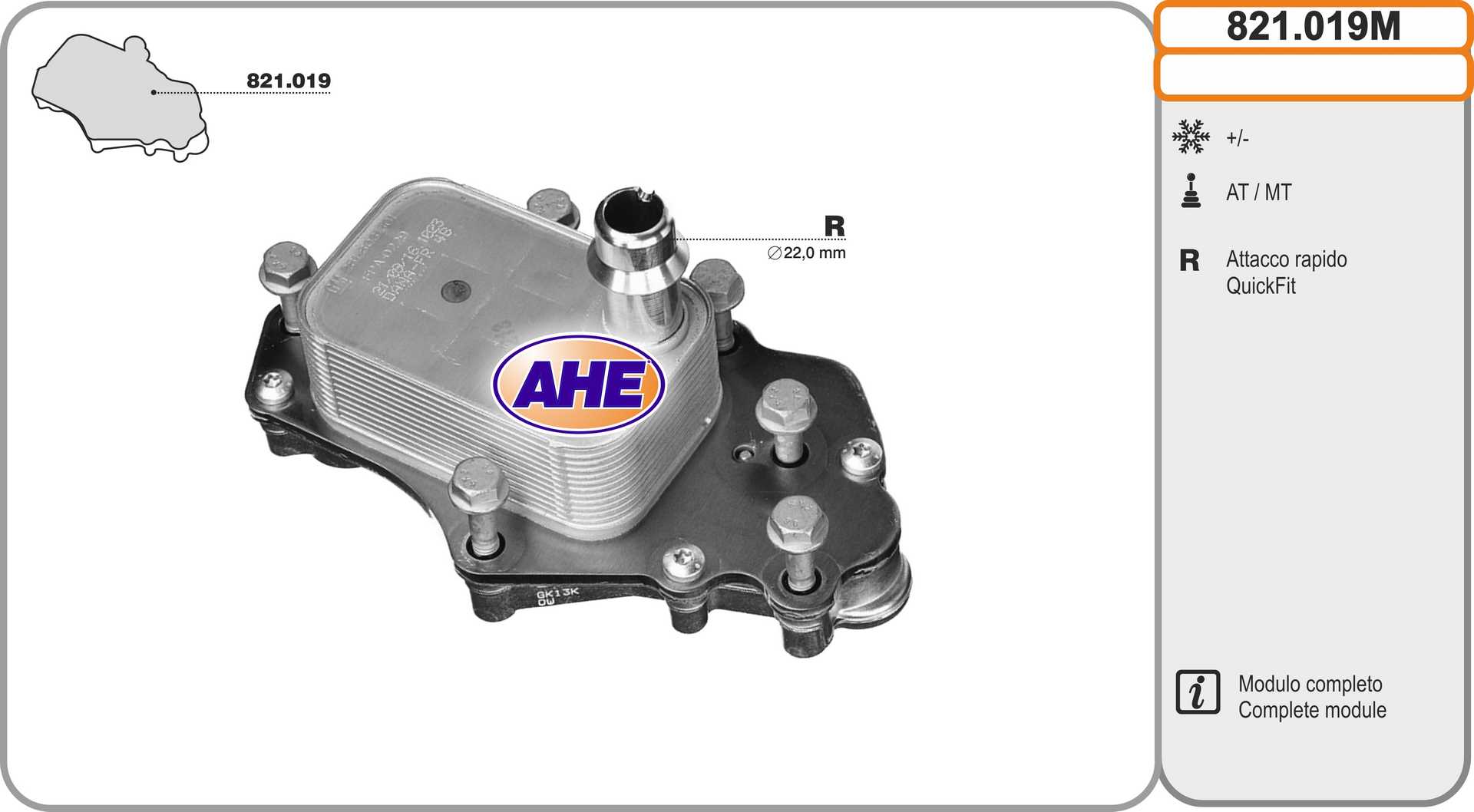 AHE 821.019M Radiatore...