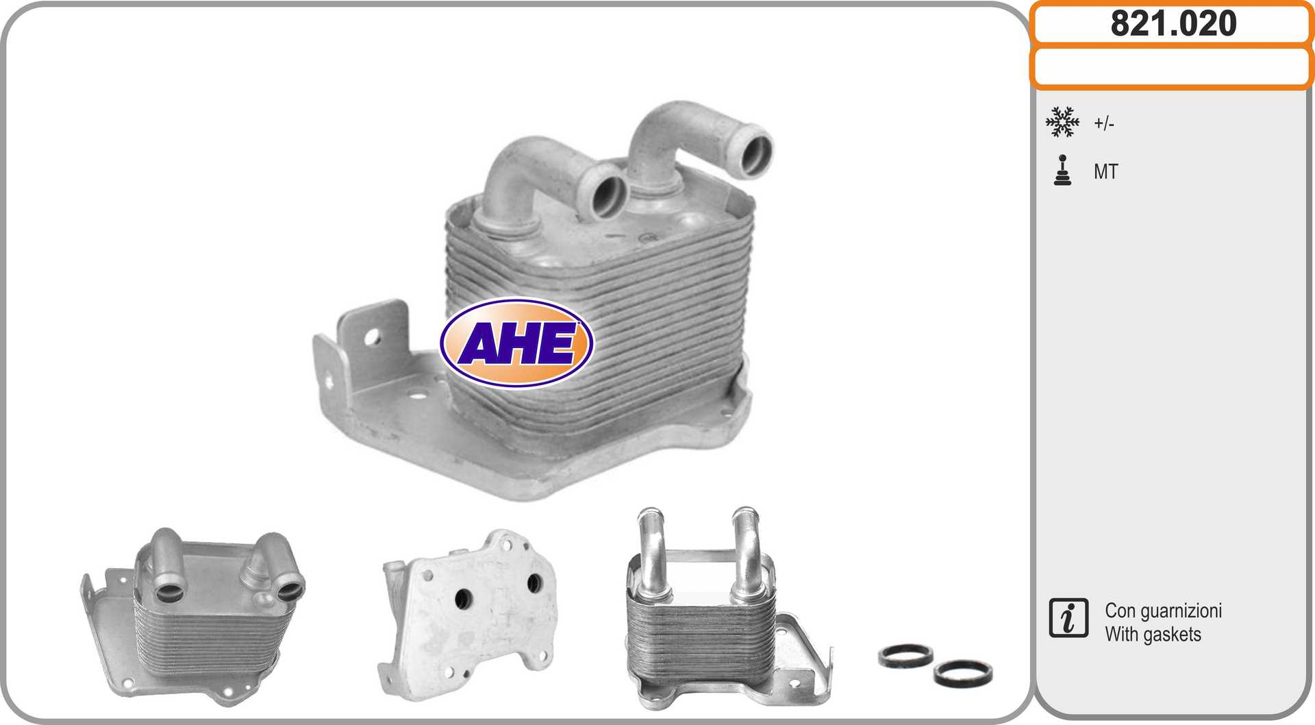 AHE 821.020 Radiatore olio,...