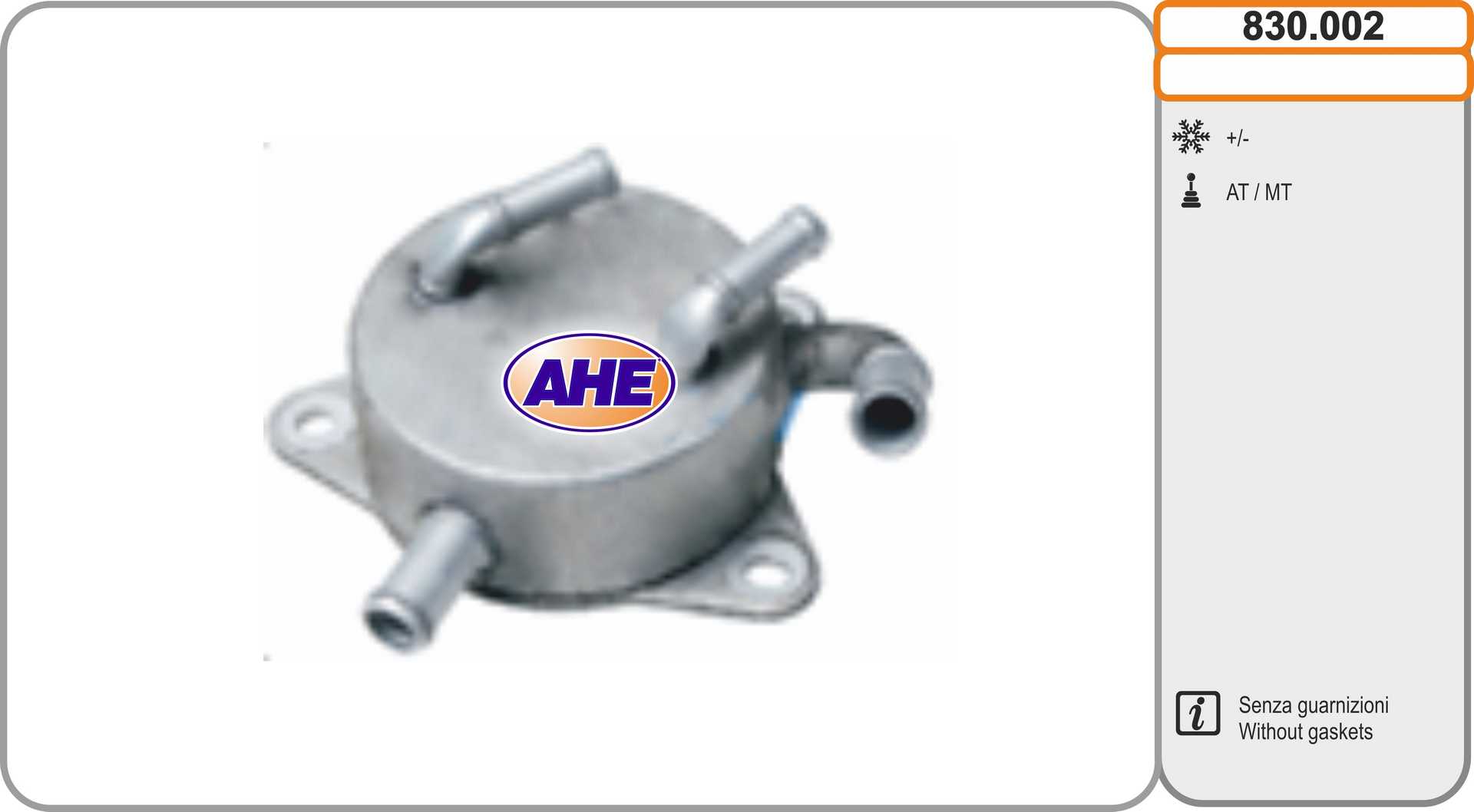 AHE 830.002 Radiatore olio,...