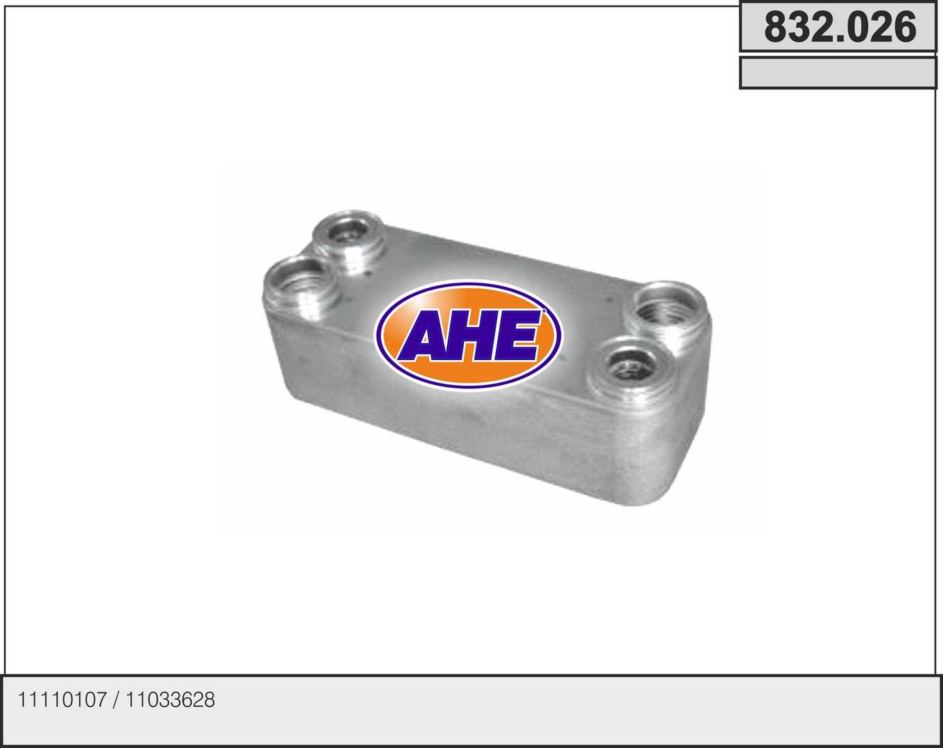 AHE 832.026 Radiatore olio,...