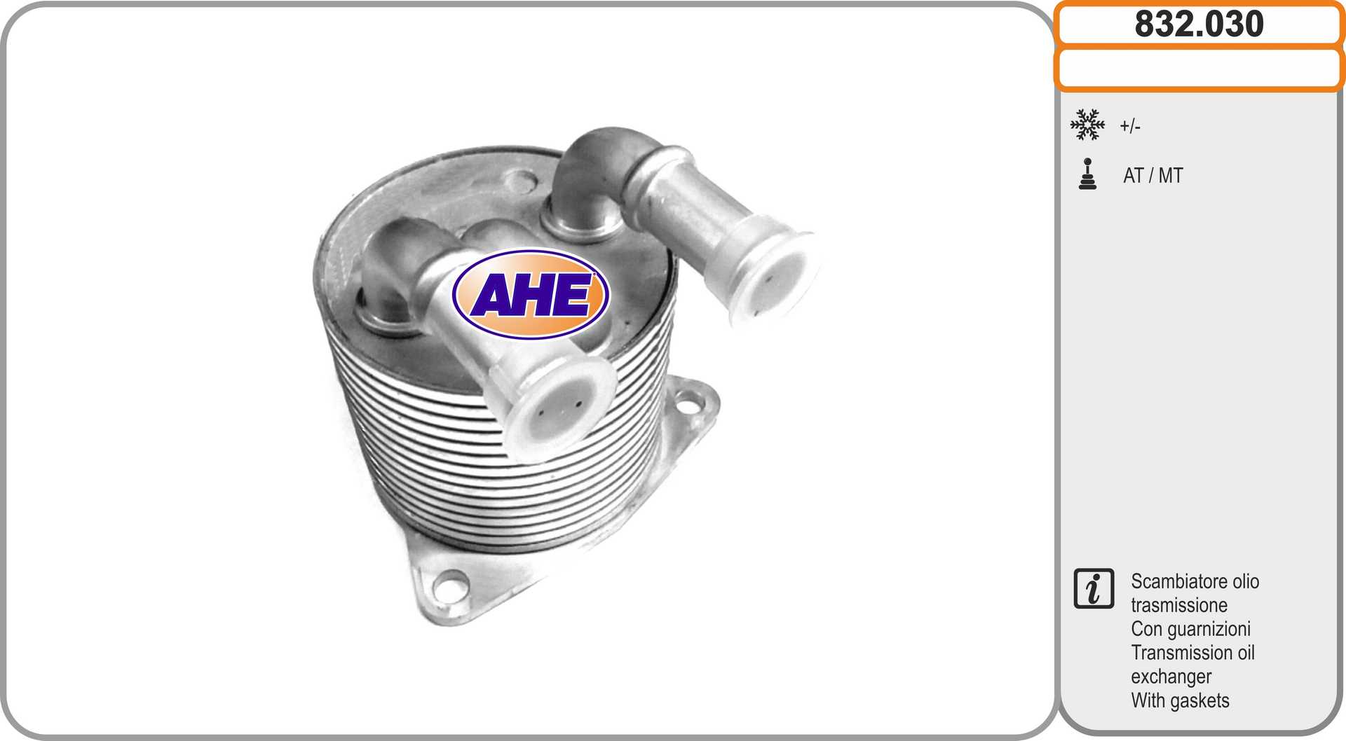AHE 832.030 Radiatore olio,...
