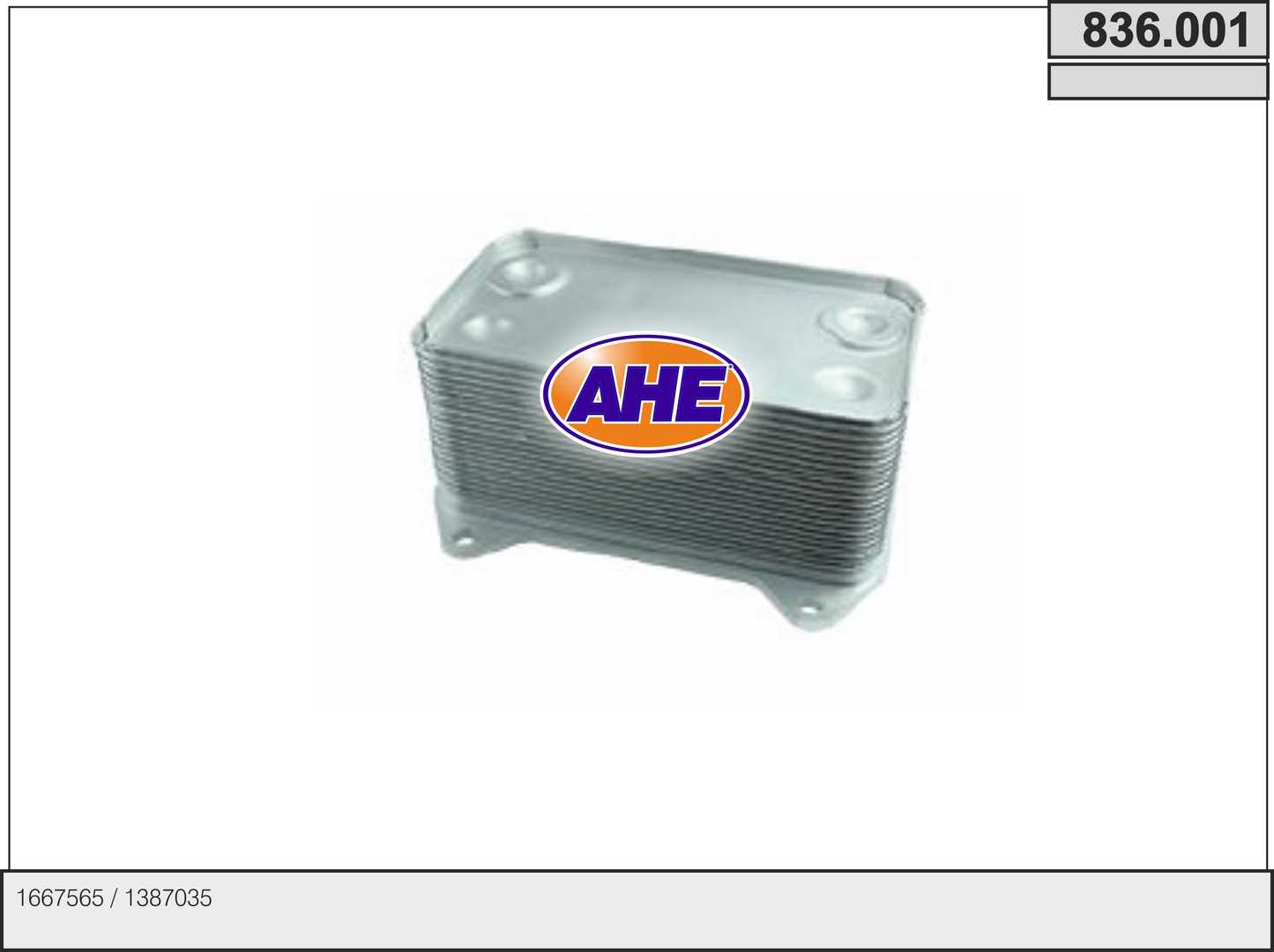 AHE 836.001 Radiatore olio,...