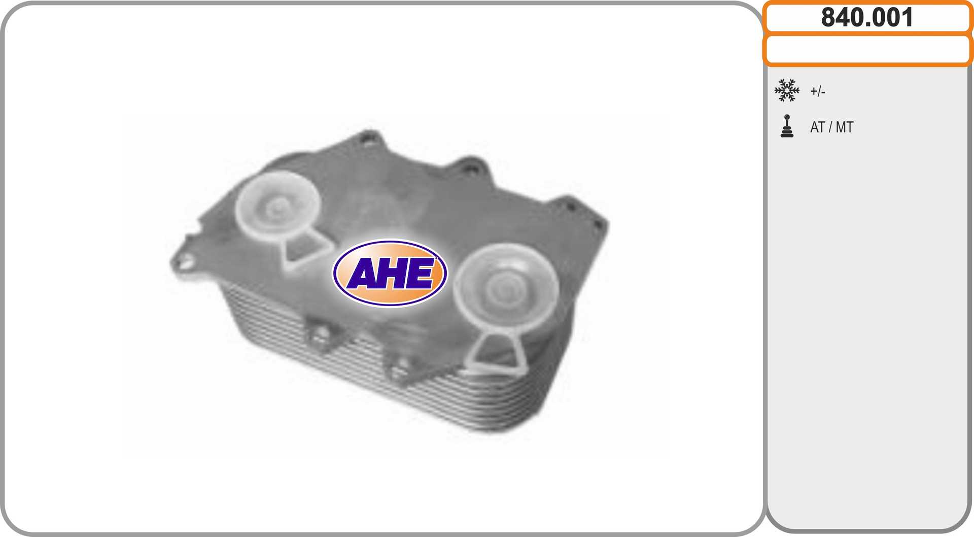 AHE 840.001 Radiatore olio,...