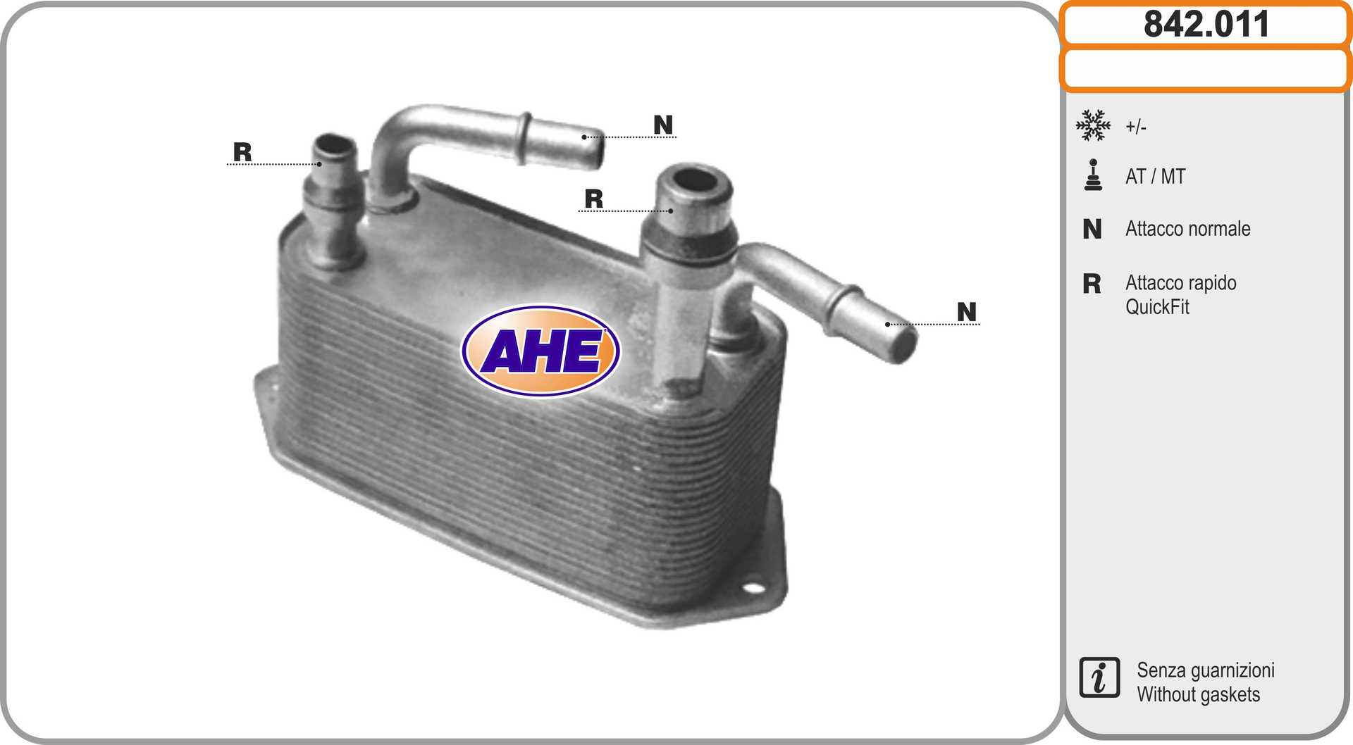 AHE 842.011 Radiatore olio,...
