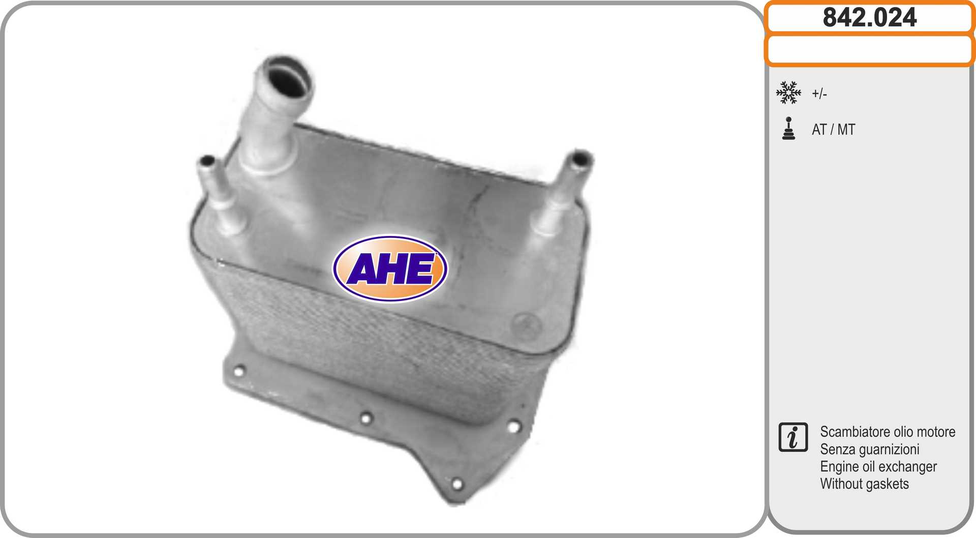 AHE 842.024 Radiatore olio,...