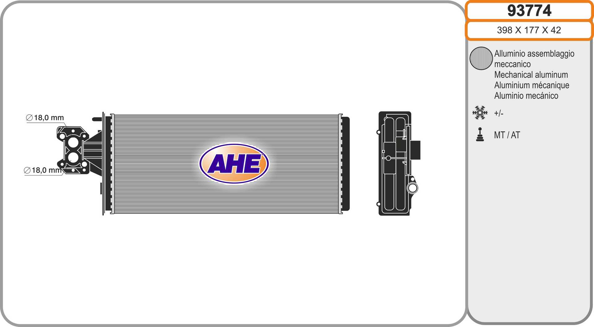 AHE 93774 Scambiatore...