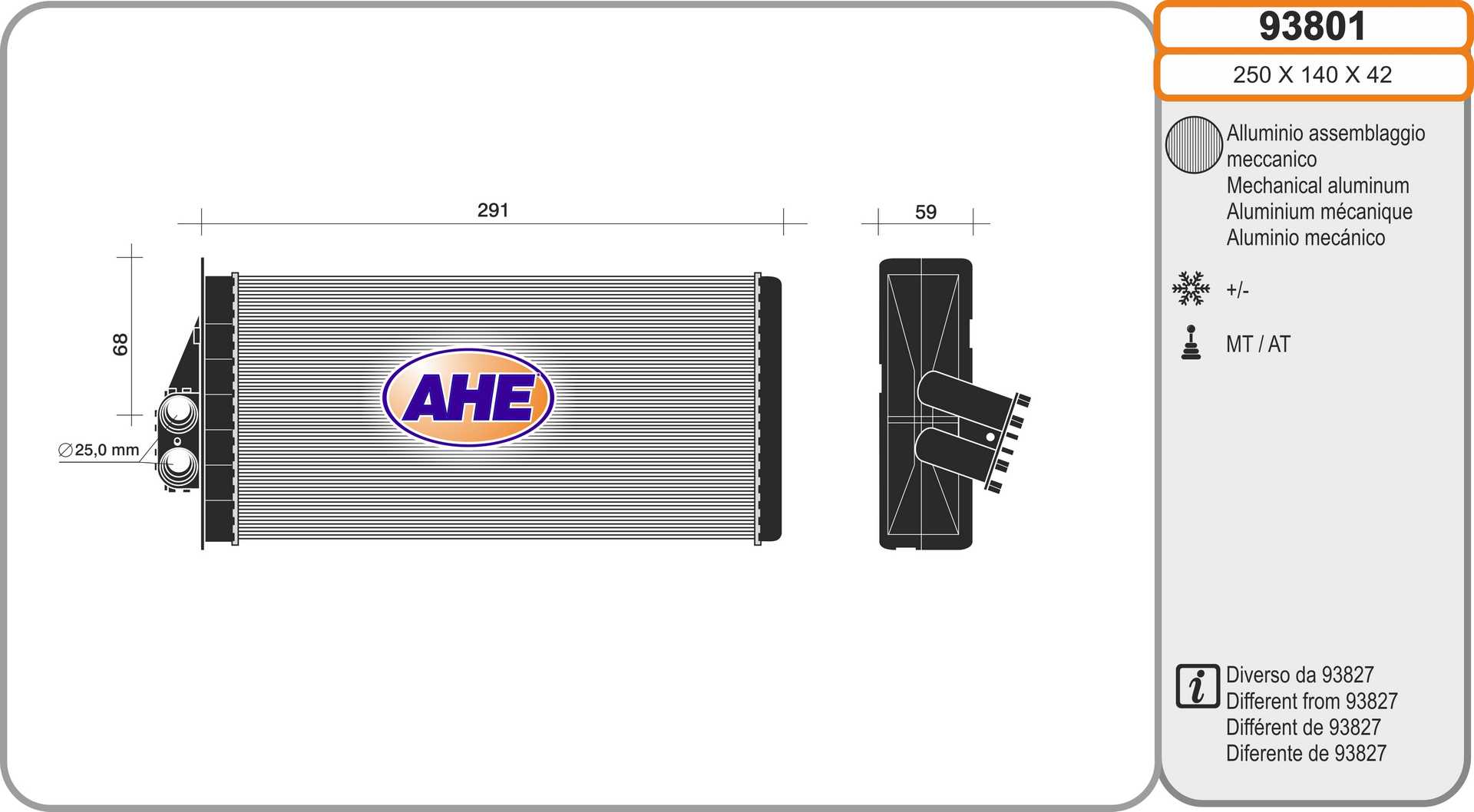 AHE 93801 Scambiatore...