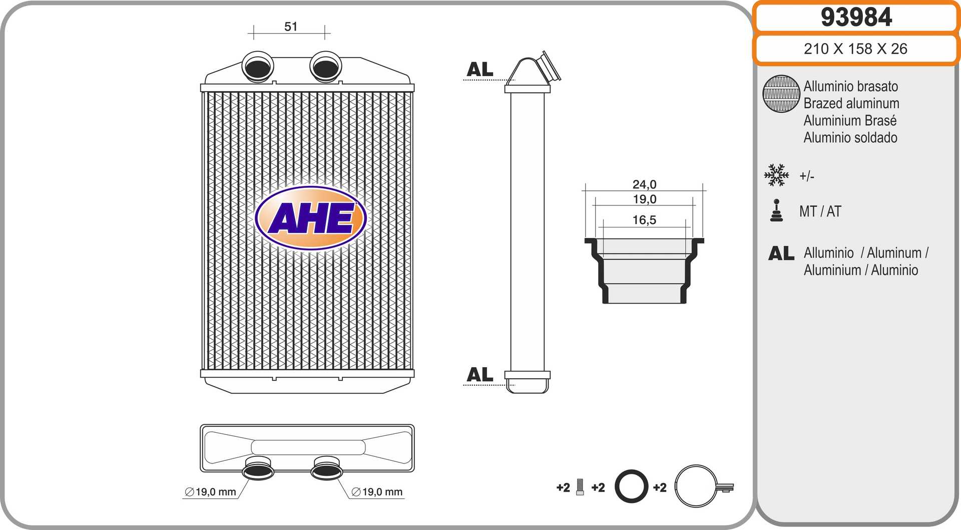AHE 93984 Scambiatore...