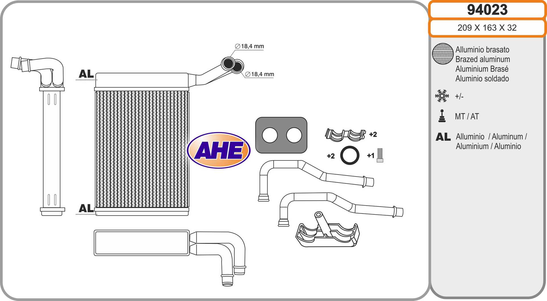 AHE 94023 Scambiatore...