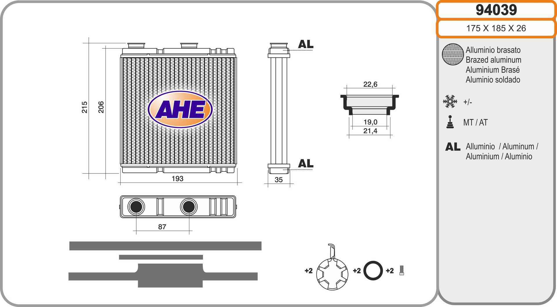 AHE 94039 Scambiatore...