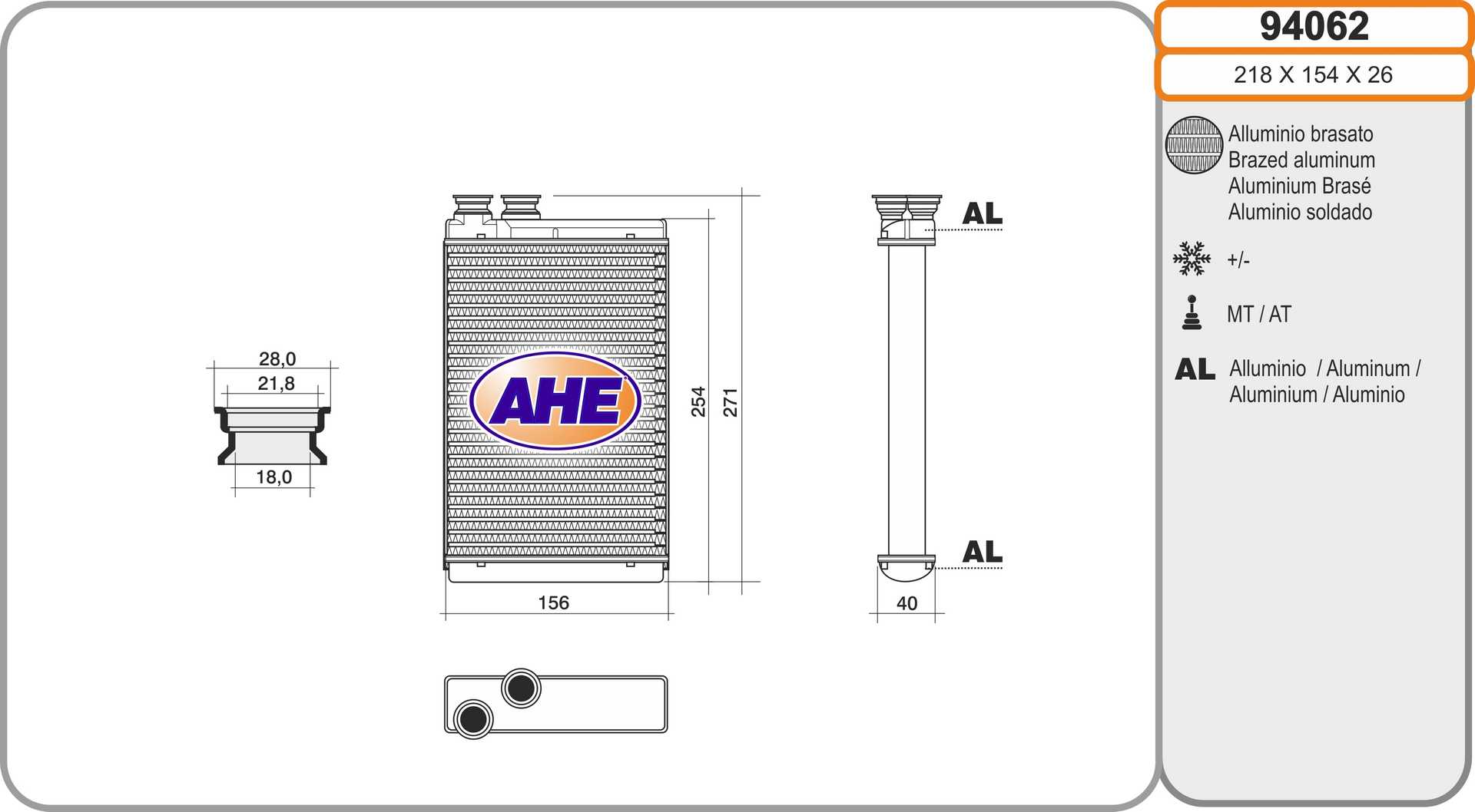 AHE 94062 Scambiatore...