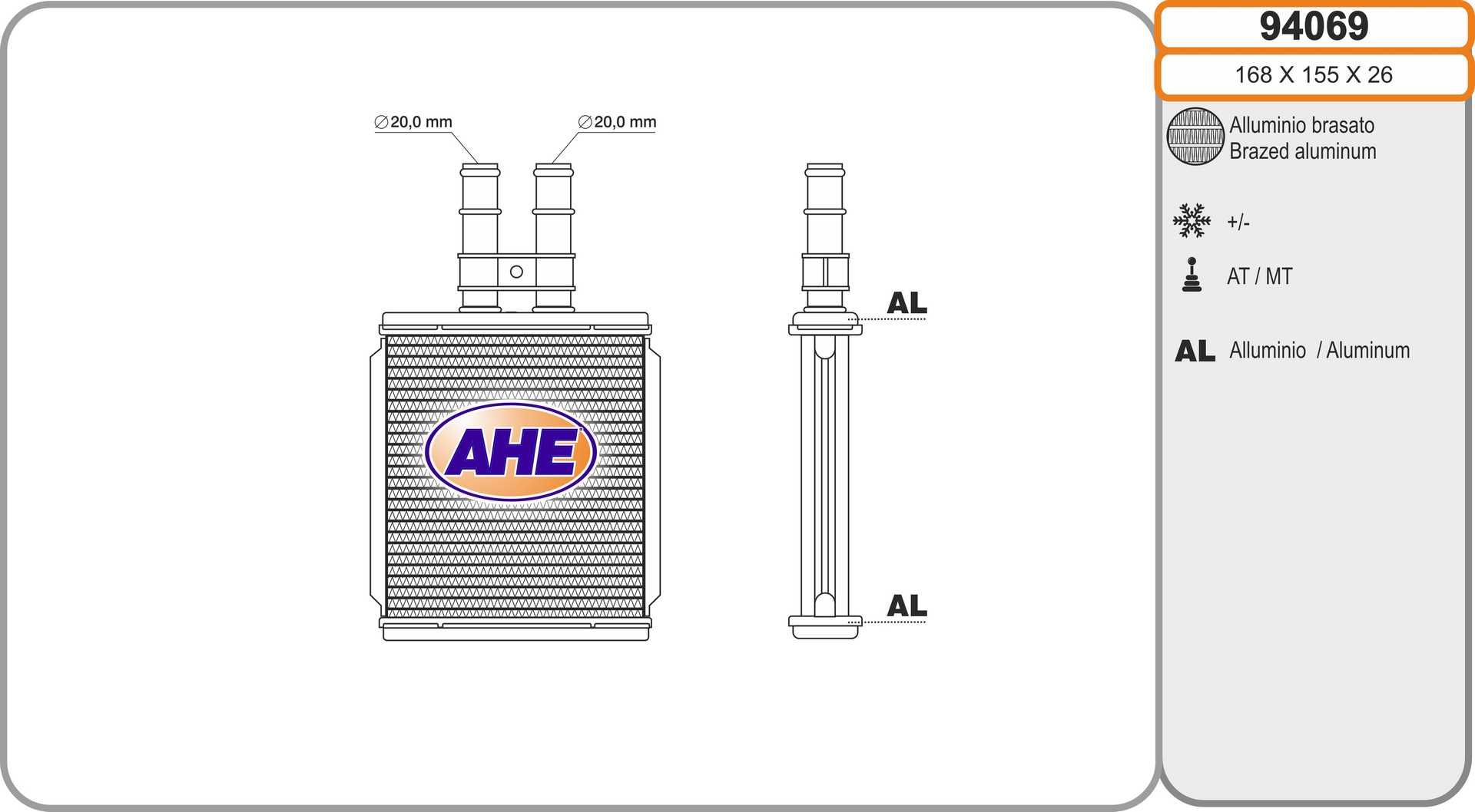AHE 94069 Scambiatore...