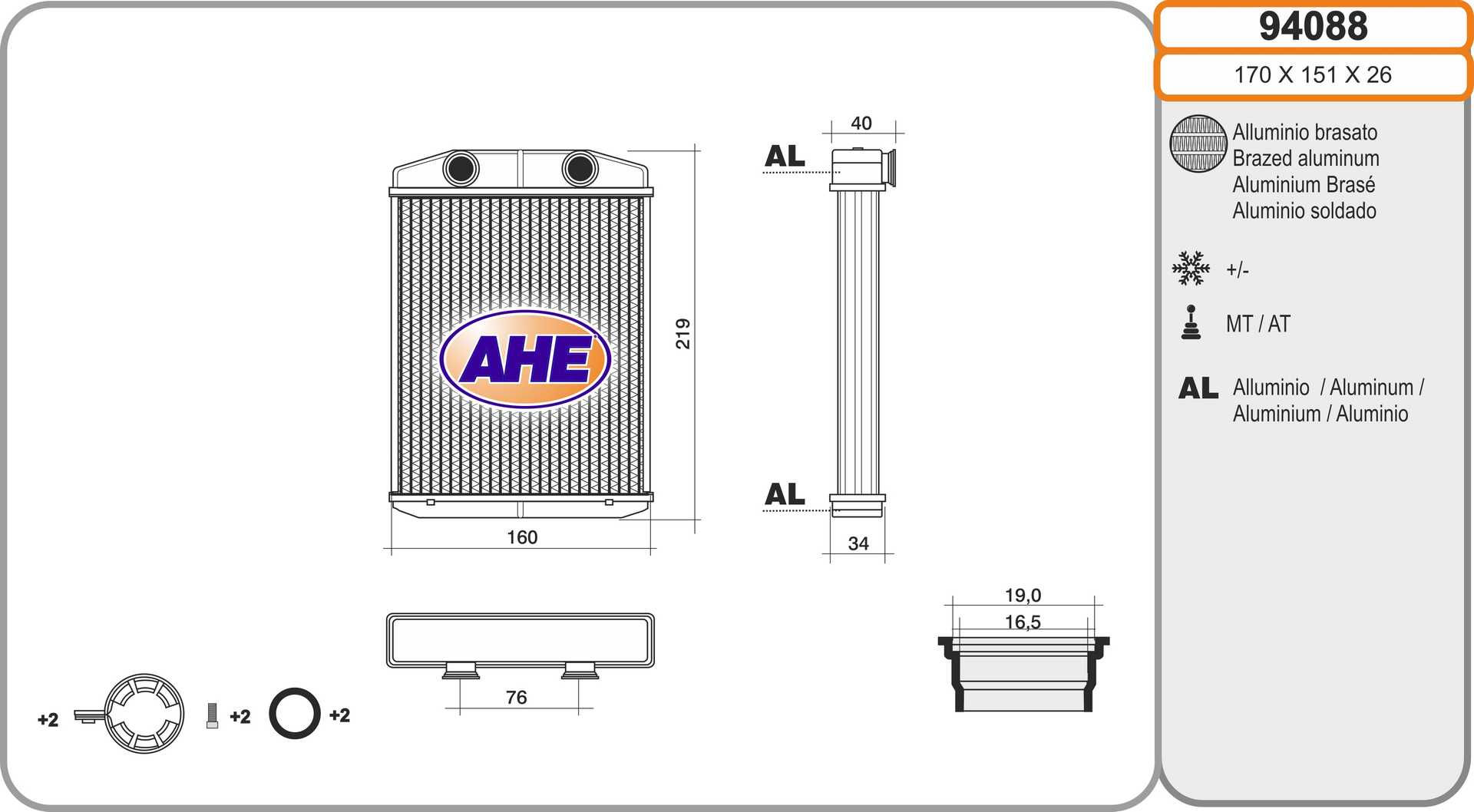 AHE 94088 Scambiatore...