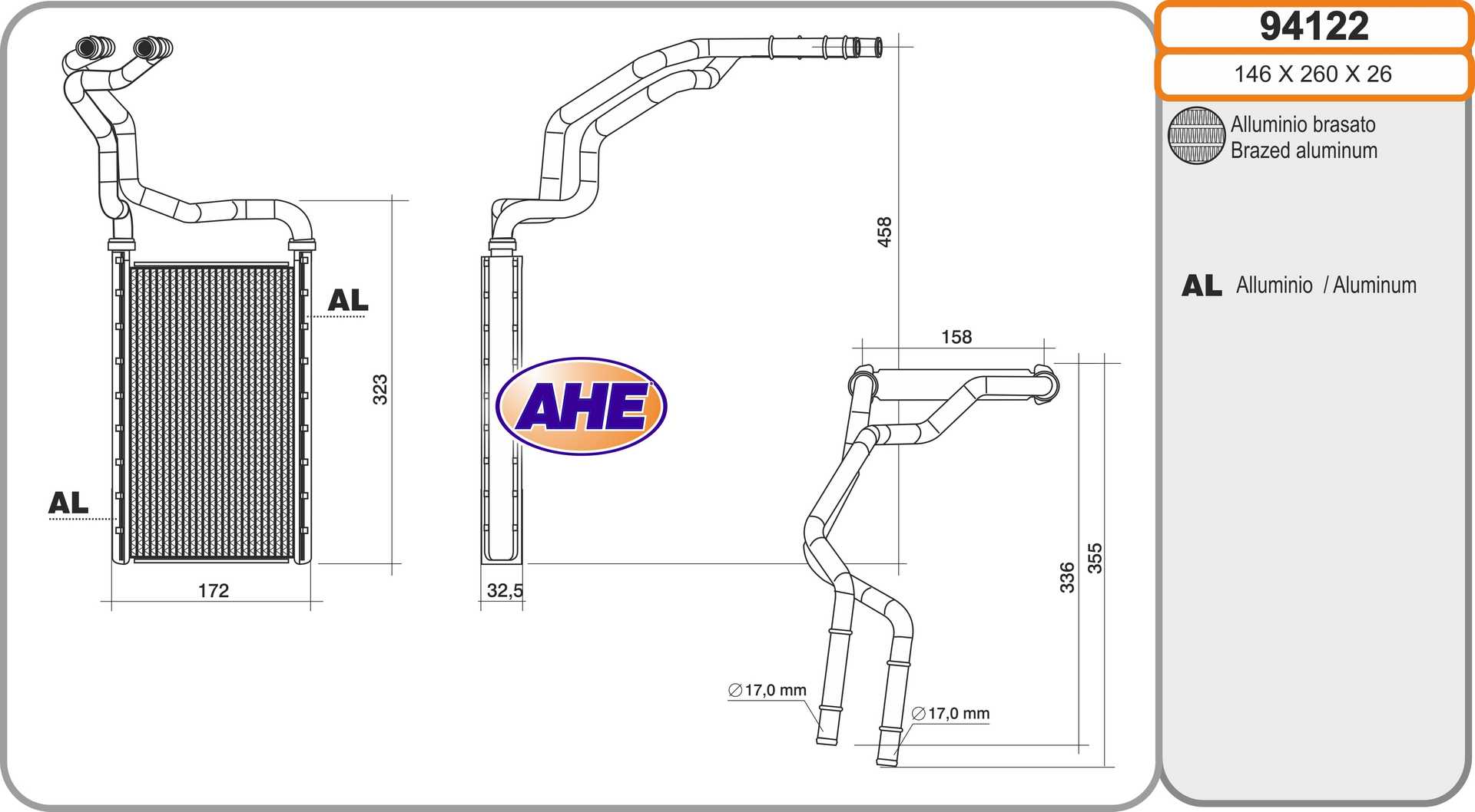 AHE 94122 Scambiatore...