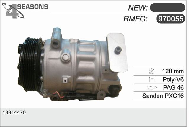 AHE 970055 Compressore,...