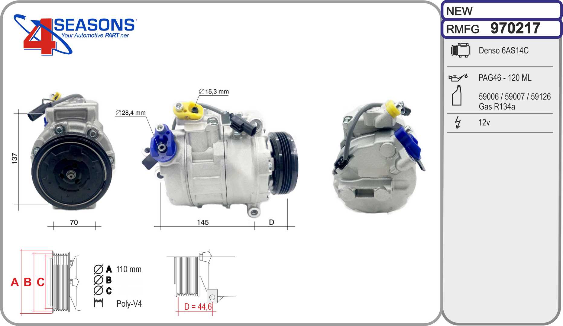 AHE 970217 Compressore,...