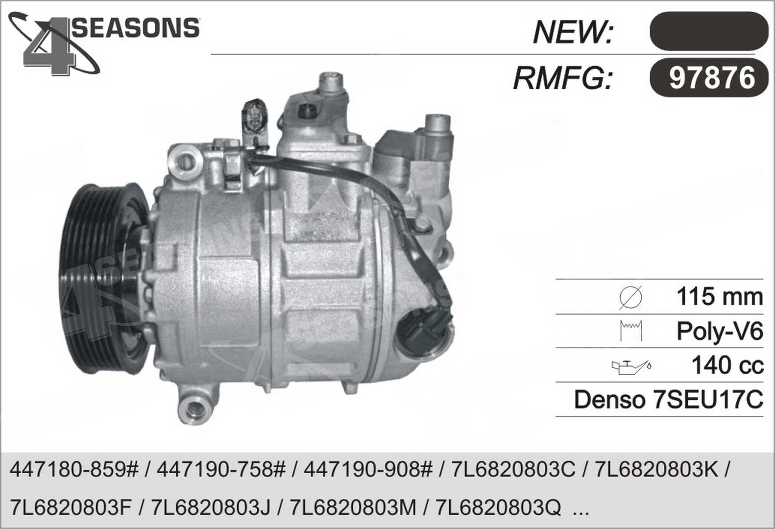 AHE 97876 Compressore,...