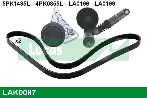 LUCAS ENGINE DRIVE LAK0087...