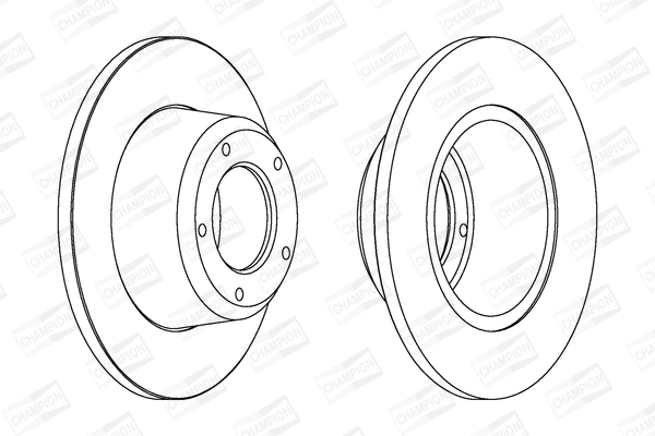 CHAMPION 561352CH Δισκόπλακα for LAND ROVER