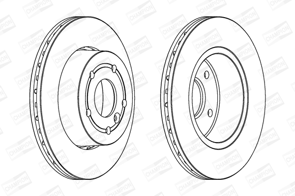 CHAMPION 562110CH Δισκόπλακα for LAND ROVER