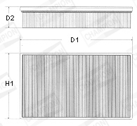 CHAMPION U512/606 Luftfilter