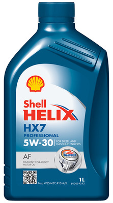 SHELL 550046589 Helix HX7 Professional AF 5W-30 Motorový olej
