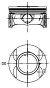 KOLBENSCHMIDT 40027710 Pistone