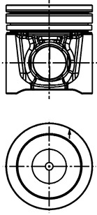 KOLBENSCHMIDT 40991610 Pistone