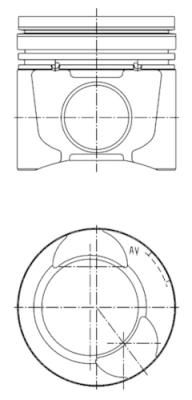 KOLBENSCHMIDT 40074600 Pistone