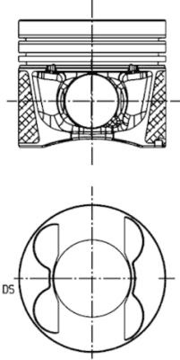 KOLBENSCHMIDT 41713600 Pistone