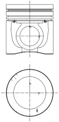 KOLBENSCHMIDT 40100600 Pistone