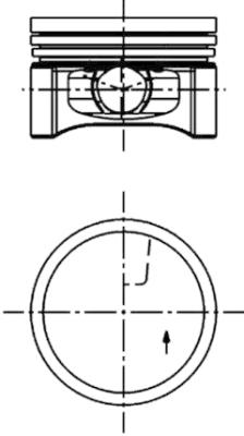 KOLBENSCHMIDT 40219600 Pistone