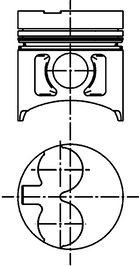 KOLBENSCHMIDT 41530680 Pistone