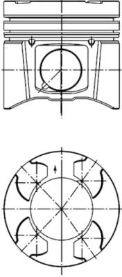 KOLBENSCHMIDT 40271600 Pistone