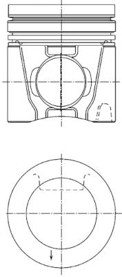 KOLBENSCHMIDT 41658600 Pistone