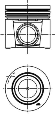 KOLBENSCHMIDT 40286610 Pistone