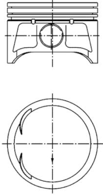 KOLBENSCHMIDT 40302620 Pistone