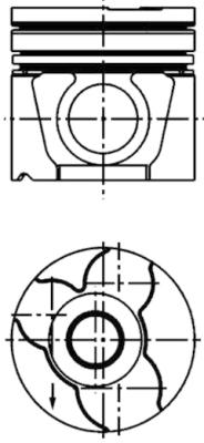 KOLBENSCHMIDT 40307600 Pistone