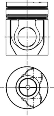 KOLBENSCHMIDT 40308600 Pistone