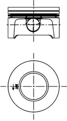 KOLBENSCHMIDT 40309610 Piston for CITROËN FIAT LANCIA PEUGEOT