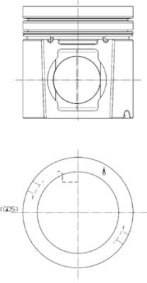 KOLBENSCHMIDT 40335600 Pistone