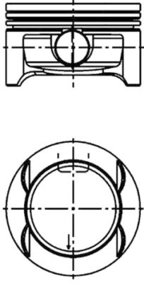 KOLBENSCHMIDT 40386610 Pistone