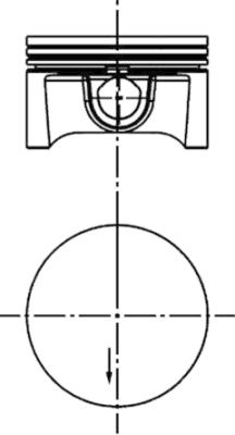 KOLBENSCHMIDT 40388600 Pistone