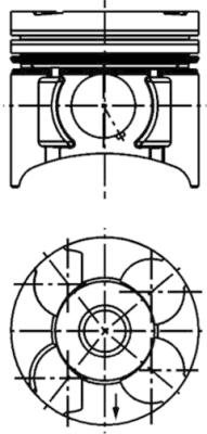 KOLBENSCHMIDT 40392610 Pistone-Pistone-Ricambi Euro