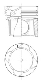 KOLBENSCHMIDT 40393601 Pistone