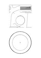 KOLBENSCHMIDT 40437600 Pistone