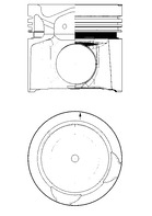 KOLBENSCHMIDT 40459600 Pistone-Pistone-Ricambi Euro