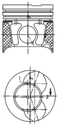 KOLBENSCHMIDT 40469600 Pistone